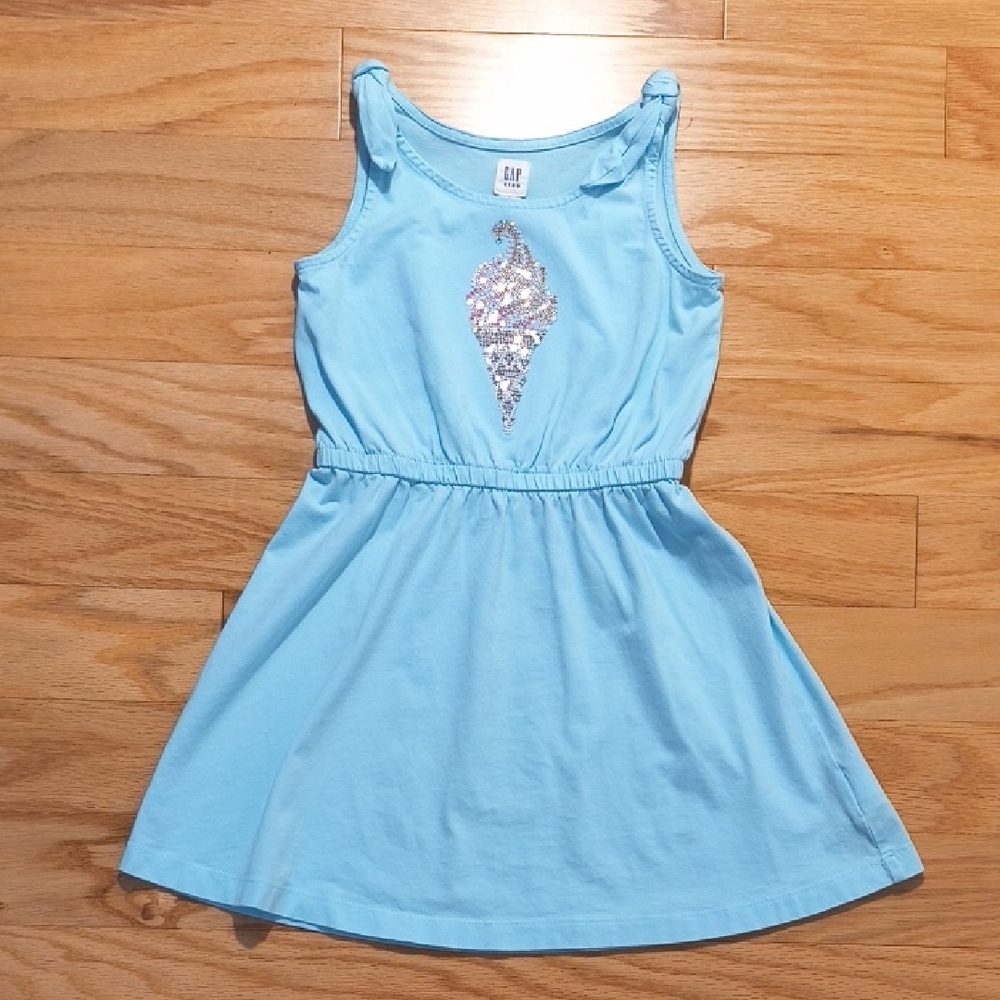 GAP Light Blue Sequin Ice Cream Dress